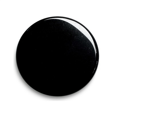 Obsidian - Spiegel rund, ca. 12 cm